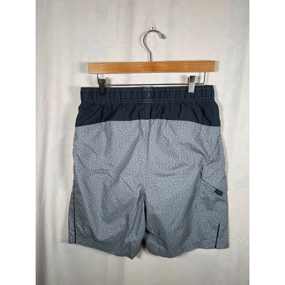 NWT Laguna Originals Size M Grey Swim Shorts Color Blocked Trunks UPF protection